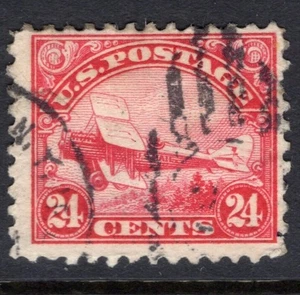 US Scott C6 Used -Faults- Air Mail - CV 27.50$ - Picture 1 of 2