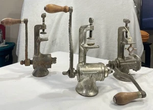 Vintage Meat Grinder Bundle of 3 Universal, Griswold - Picture 1 of 17