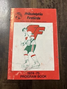 1974-75 Philly Firebirds / Comets NAHL Hockey Programm - Bild 1 von 3