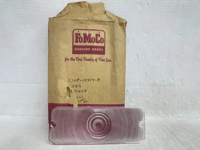 1961-1963 Lincoln Continental 1962 NOS Back-up Lamp Lens CB-61  #C1VF-15514-A - Image 1 of 4