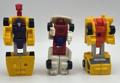 TRANSFORMERS VTG 1990 G1 MICROMASTERS CONSTRUCTOR SQUAD STONECRUNCHER EXCAVATOR - Image 1 of 4