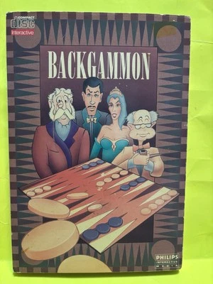 Backgammon Philips Cd-I CDI Long Box Near Mint Never Played RARE FREE SHIPPING - Image 1 of 2