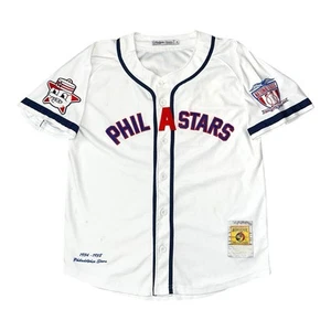 Philadelphia A Stars Negro League Jersey Mens Medium 1934-1938 Embroidered Logos - Picture 1 of 17