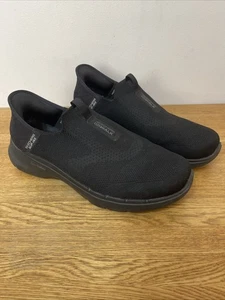 Skechers Men's Slip-ins Go Walk Black Size 9.5 UK EU 44 - Picture 1 of 18