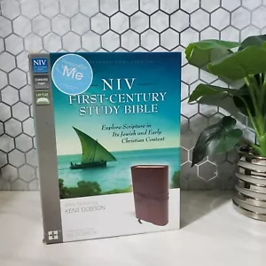 NIV First Century Study Bible Soft Leather Cover Jewish Early Christian Content - Picture 1 of 24