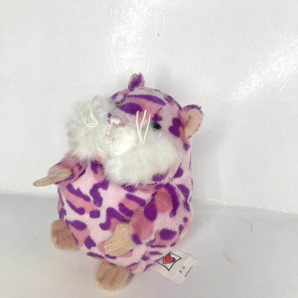 Ganz Webkinz Mazin' Hamsters 4" Pixie Soft Pink Plush Animal Mini Toy Beanie - Image 1 of 4