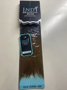 INDI BRAZILIAN_REMI_100%_Human Hair_WEAVING 10"_#TT1B/30 - Picture 1 of 5