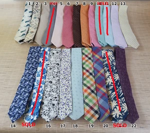 NWoT Cotton Ties: 20+ styles: Plaid, dots, stripe, floral, aloha - Picture 1 of 8