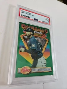 1993 Finest Ken Griffey Jr, #110 PSA 8 The Photo is of as PSA 9. I'll correct... - Picture 1 of 3