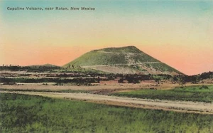 POSTCARD Capulin(e) Volcano, near Raton, NM - Hand-Colored - Picture 1 of 2