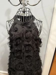 Unbranded Maxi Sleeveless Size Medium Lined Dress Black - Picture 1 of 3