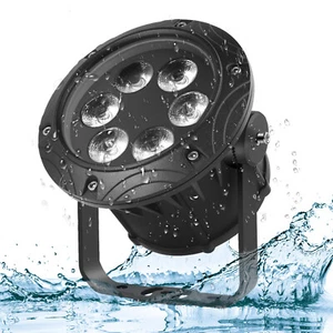 100W RGBW 6 LED Par Stage Light IP65 Waterproof DMX512 Outdoor Performance Party - Picture 1 of 11