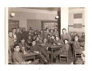 WWII WW2 Original Photo Soldiers in 'Beer Hall, Mutzig' 1940s (Please READ) - Picture 1 of 4