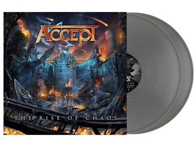 ACCEPT - THE RISE OF CHAOS, 2021 EU SILVER vinyl 2LP, 300 COPIES! SEALED! Foto 1 de 2