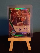 2021 Panini Prizm Draft Picks Basketball #DP-D5J DJ Stewart Jr Green Prizm Auto 