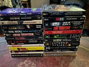 MOVIE NOVELIZATION BOOK LOT, Batman, Annie, Total Recall, Seven, HULK, Rocky - Picture 1 of 10