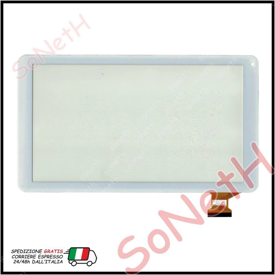 VETRO TOUCH SCREEN ARCHOS 101 XENON LITE BIANCO - Immagine 1 di 1