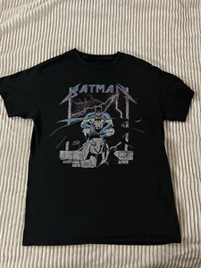Batman Metallica Play On Words Shirt Size Medium  - Picture 1 of 7