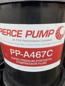 Pierce Pump Super Premium Synthetic Compressor Fluid PP-A467C - 5 Gallon - Picture 1 of 1