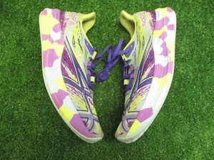 Asics Gel-Noosa Tri 15 Womens 9.5 Shoes Glow Yellow Palace Purple Road Running - Picture 1 of 12
