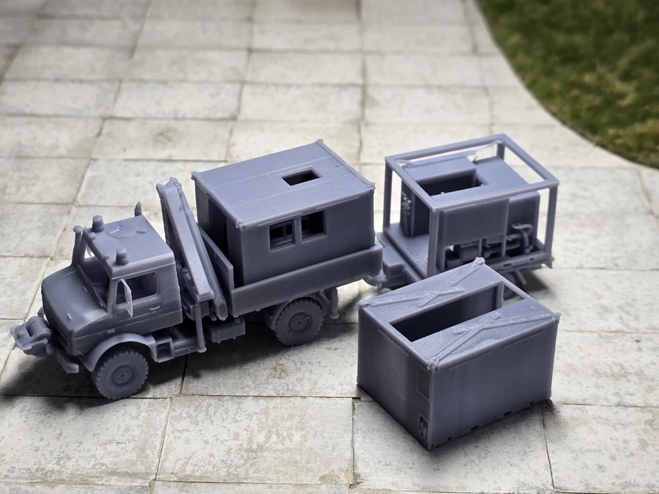 Unimog U5023 GW-L KatS Katastrophenschutz 1:87 H0 SET - Bild 1 von 4