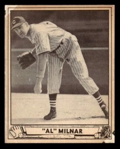 Al Milnar 1940 Play Ball Card High #202 Cleveland Indians Superman Ad On Back - Picture 1 of 2