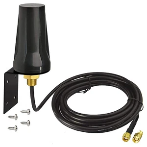 New SMA / RP-SMA Male 3G 4G LTE Outdoor Fixed Bracket Waterproof Booster Antenna - Afbeelding 1 van 14