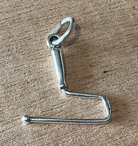 Sterlingsilber 3D 20x17mm großer Farbroller Charm - Bild 1 von 4