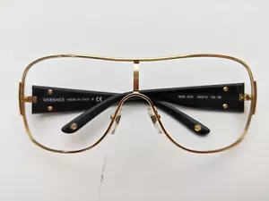 🕶️ Frame only! Made in Italy! Versace VE2101-1002/13 Shield Sunglasses / JLO324 - Picture 1 of 8