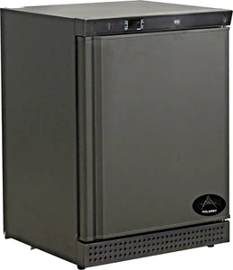 Gastro Tiefkühlschrank Lagertiefkühlschrank schwarz 1 Tür -18/-22°C 120L - Bild 1 von 1