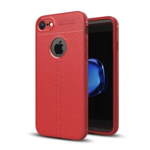 Apple iPhone 7 Etui na telefon Ochrona Case Back Cover Silikon Bumper Ultra Slim Czerwony - Zdjęcie 1 z 4