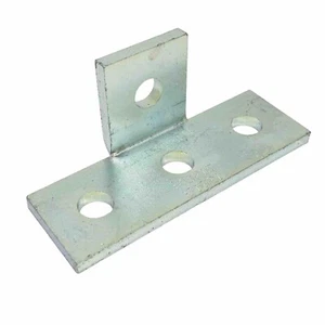 Qty 1 Power-Strut PS-715-EG 90° Channel Strut Tee Plate 4-7/8” x 1-5/8” x 1/4” - Picture 1 of 3