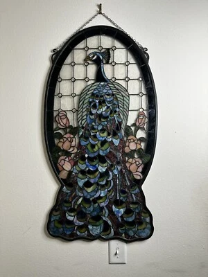 Vitral Perfil Pavo Real 38H X 20W Foto 1 de 4