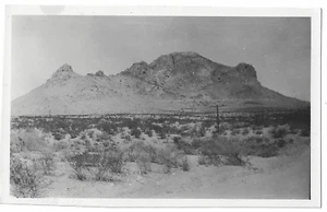 Vintage 1930er Foto Badlands Mountain South Dakota Schwarzweiß 4,5 x 2,75 Zoll - Bild 1 von 3