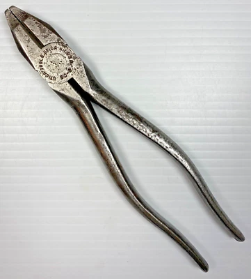 Alicates de liniero vintage Utica Drop Forge & Tool Company 50-8 hechos en EE. UU. Herramienta Foto 1 de 4