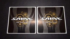 2 PEGATINAS/CALCOMANÍAS NUEVAS AUTÉNTICAS SHIMANO SAINT "ENCUENTRA TU FLUJO" - Imagen 1 de 1