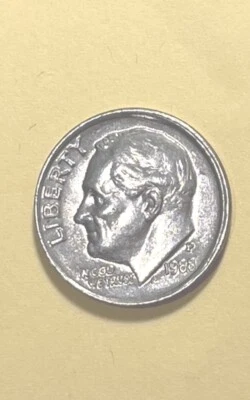 1988-P Roosevelt Dime Off Center Obverse - Image 1 of 4