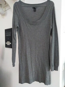 H & M Strickkleid Minikleid S Grau - Bild 1 von 1