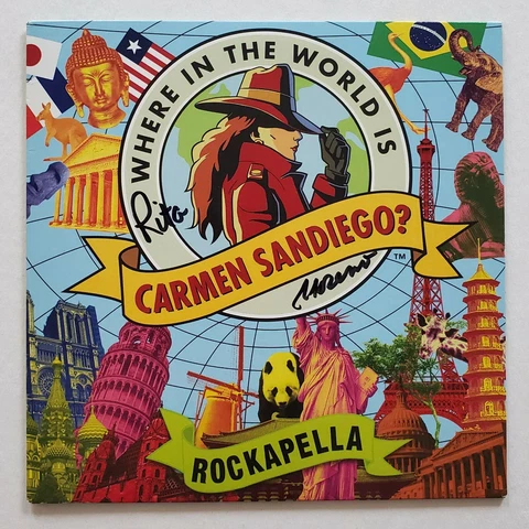 Rita Moreno Signed Where In The World Is Carmen Sandiego 7" Vinyl Record RSD RAD Cover