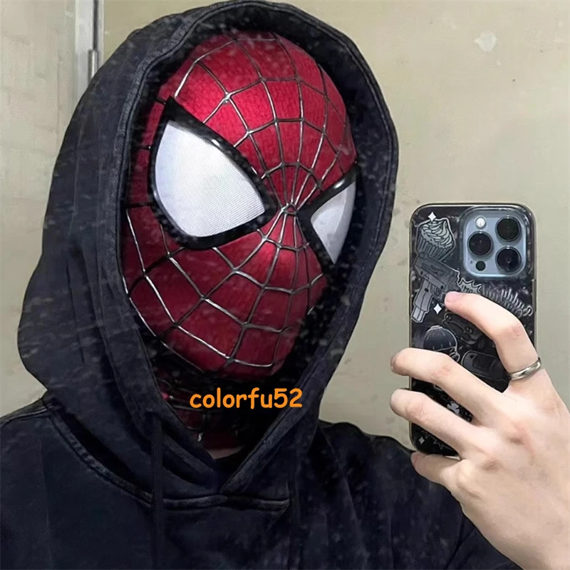 The Amazing Spider-man 2 Peter Parker Cosplay Mask Halloween 3D Print Headgear - Image 1 of 4
