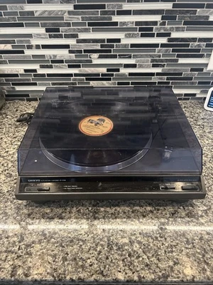 Tocadiscos Onkyo Auto Return Belt Drive CP-1116A NEGRO - Probado/Funcionando Foto 1 de 4