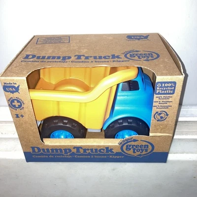 Dump Truck (Blue/Orange) - Green Toys New - Image 1 of 2