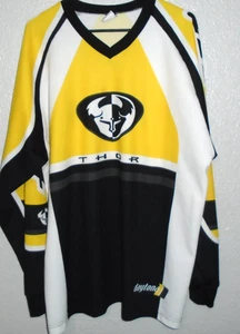 Vintage Thor Racing Motocross Trikot Herren XXL Gelb Schwarz - Bild 1 von 4