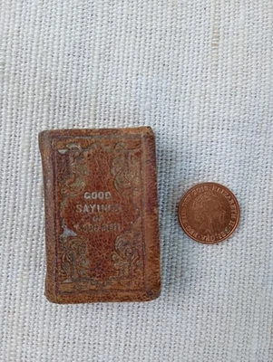 Antique Miniature Book in Leather - Image 1 of 4