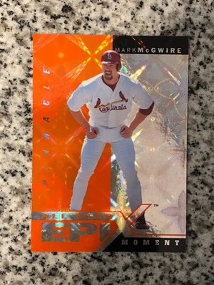Pinnacle Plus 1998 ~ All-Star Epix ~ Mark McGwire #E18 ~ Moment Orange Foto 1 de 3