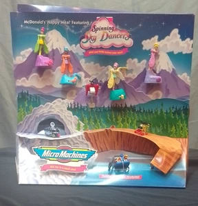 McDonalds Micro Machines & Spinning Sky Dancers Happy Meal Display 1996 - Picture 1 of 13