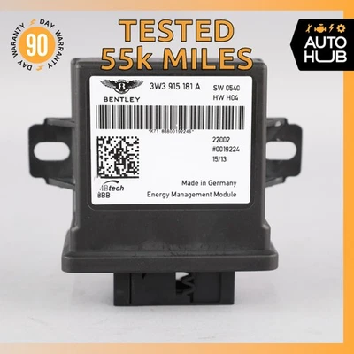 12-18 Bentley Continental GTC GT Energy Management Control Module OEM 55k - Immagine 1 di 4