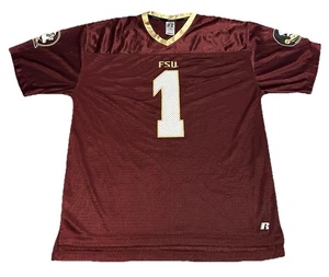 Vintage Florida State Seminoles FSU rot NCAA Football Russell Trikot Größe Large - Bild 1 von 10