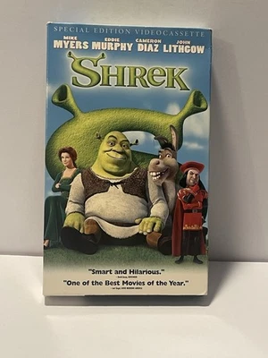 Shrek Special Edition VHS , Box Sleeve Is A Bit Damaged. VHS Tape Works. - Image 1 of 3