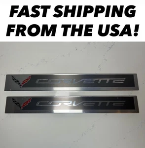 2014-2019 Chevy Corvette C7 Door Sill Scuff Entry Plates OEM GM 22789326 ⚡️SHIP! - Bild 1 von 24